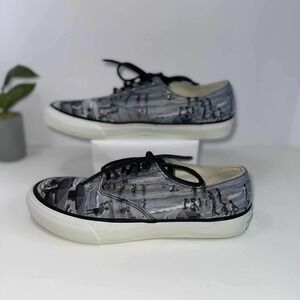 Sperry Top-Sider Gray Malin Beach Print Sneakers Men's‎ Size 8M Casual Shoes